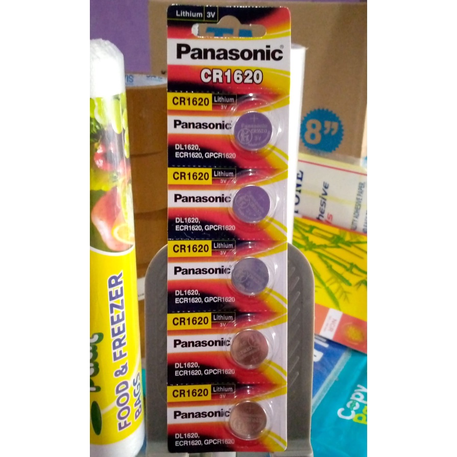 Baterai Panasonic CR1620 Batere Kancing CR 1620 3V