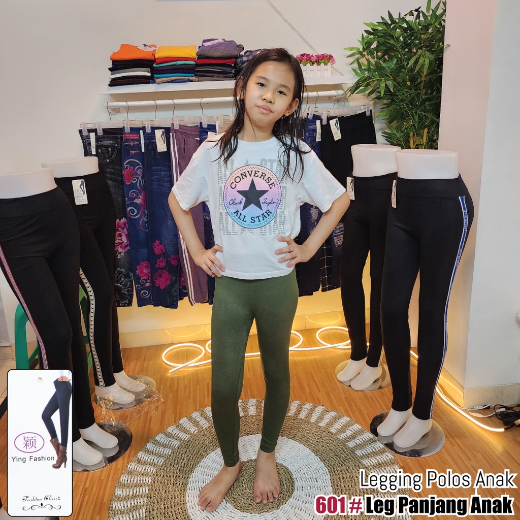 [GROSIR] Legging Polos Anak Import / legging anak panjang / ying fashion / leg 601