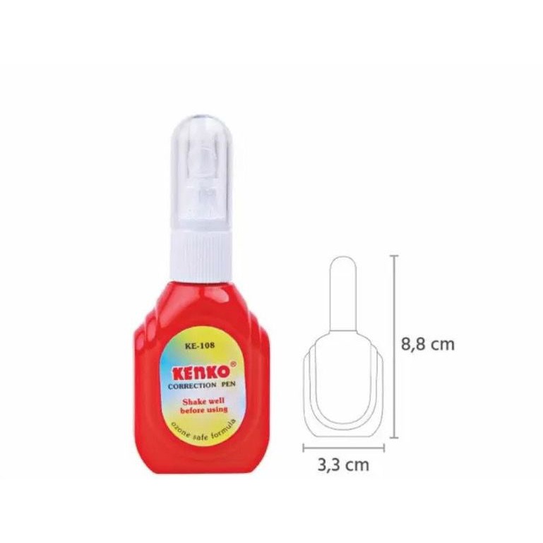 

Correction Fluid KENKO KE-108 Mini (1 Pc) / Tipe X KENKO KE-108 Mini