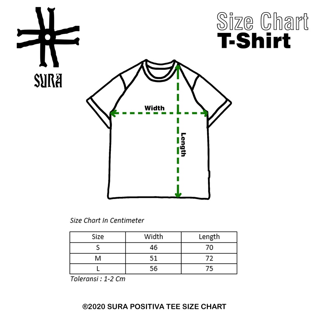 Sura Positiva - Tshirt Heavyweight Cotton (Ladel) White