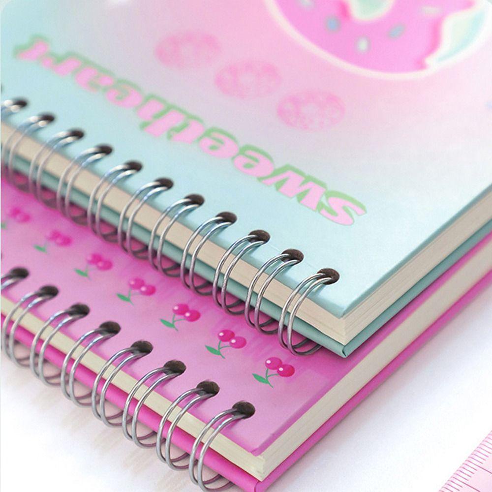 LANFY Loose-leaf Notebook DIY Scrapbook Kreativitas Alat Tulis Sekolah Minggu Planer Pocket Notepad Diary Buku Notepad