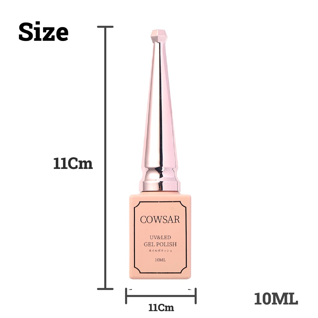 MSY COWSAR RUSSIAN FROSTED SEAL GEL POLISH 10ml / RUSSIAN SEAL MATTE KHUSUS NAIL CHROM DESIGN