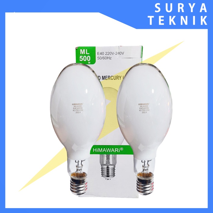 Lampu Mercury 500 Watt Besar Merek Himawari / Lampu Jalan 500 Watt Himawari