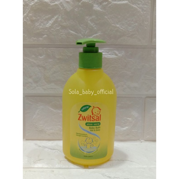Zwitsal Pump Baby Bath Hair and Body/Sabun + Sampo Pump/Peralatan Sabun Mandi Bayi