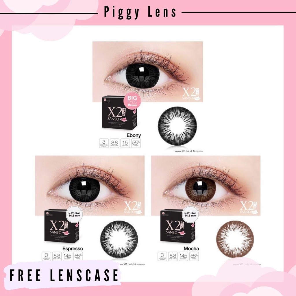 SOFTLENS X2 SANSO BLACK MINUS 6.50 SD 10.00