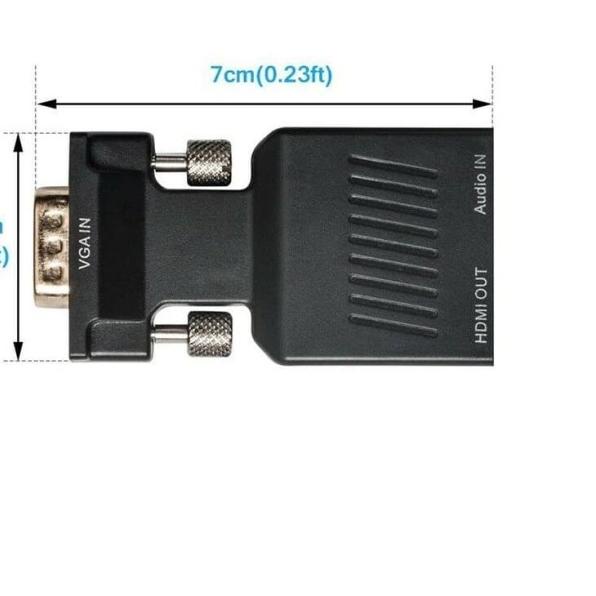 VGA TO HDMI CONVERTER - ADAPTER VGA TO HDMI