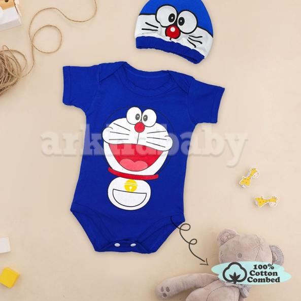 jumper bayi doraemon/ baju bayi doraemon/jumper bayi karakter - 0-6 Kg