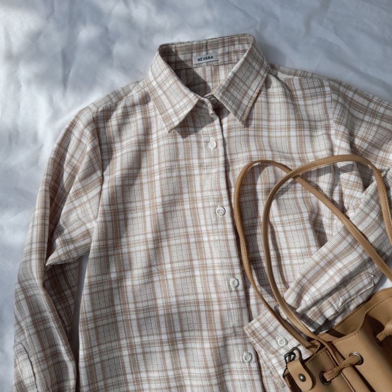 Kemeja Flanel | Tartan Shirt | Kemeja Wanita Casual | Kemeja Tartan