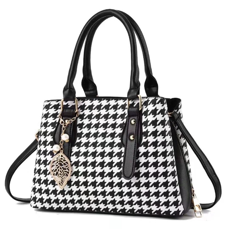 jb3532 blackwhite tas wanita import murah