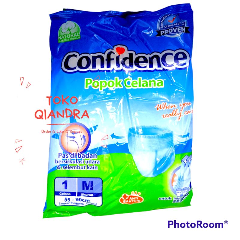 Confidence Popok Celana Dewasa Premium M, L, XL isi 10pcs