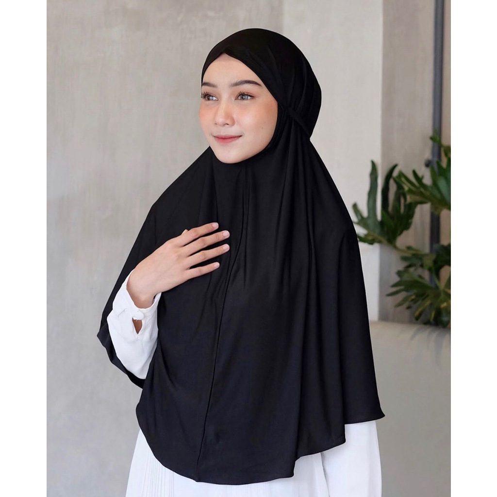 Hameda BERGO KHIMAR KERUDUNG HIJAB JILBAB INSTANT SEGIEMPAT SEGI Empat scarf