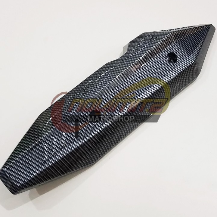 Cover Knalpot NEMO Carbon Tutup Pelindug Tameng Muffler Honda Vario 125 150 2018 UP