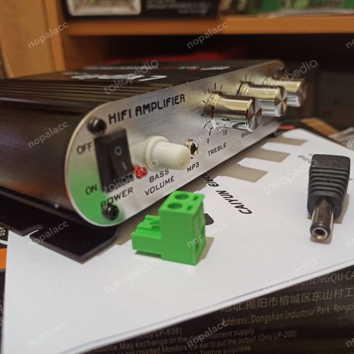 Power amplifier mobil hifi stereo 2.1 lvpin 838 superbass