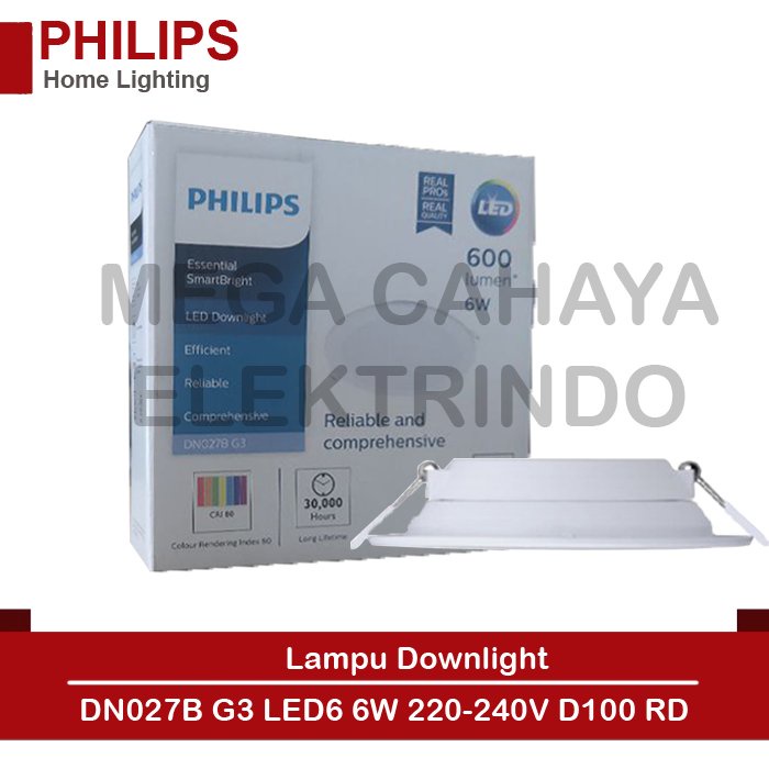 PHILIPS LED Downlight DN027B G3 LED6 - 6W - 4 Inch