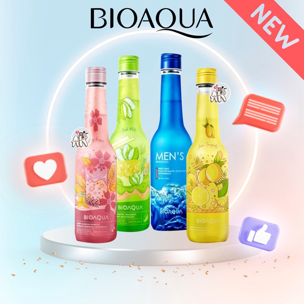 BIOAQUA MOUTHWASH / OBAT KUMUR 330ML