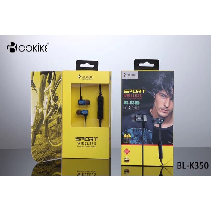 Headset bluetooth Cokike BL-350 Handsfree / Earphone Heavy Bass TERBARU KEKINIAN