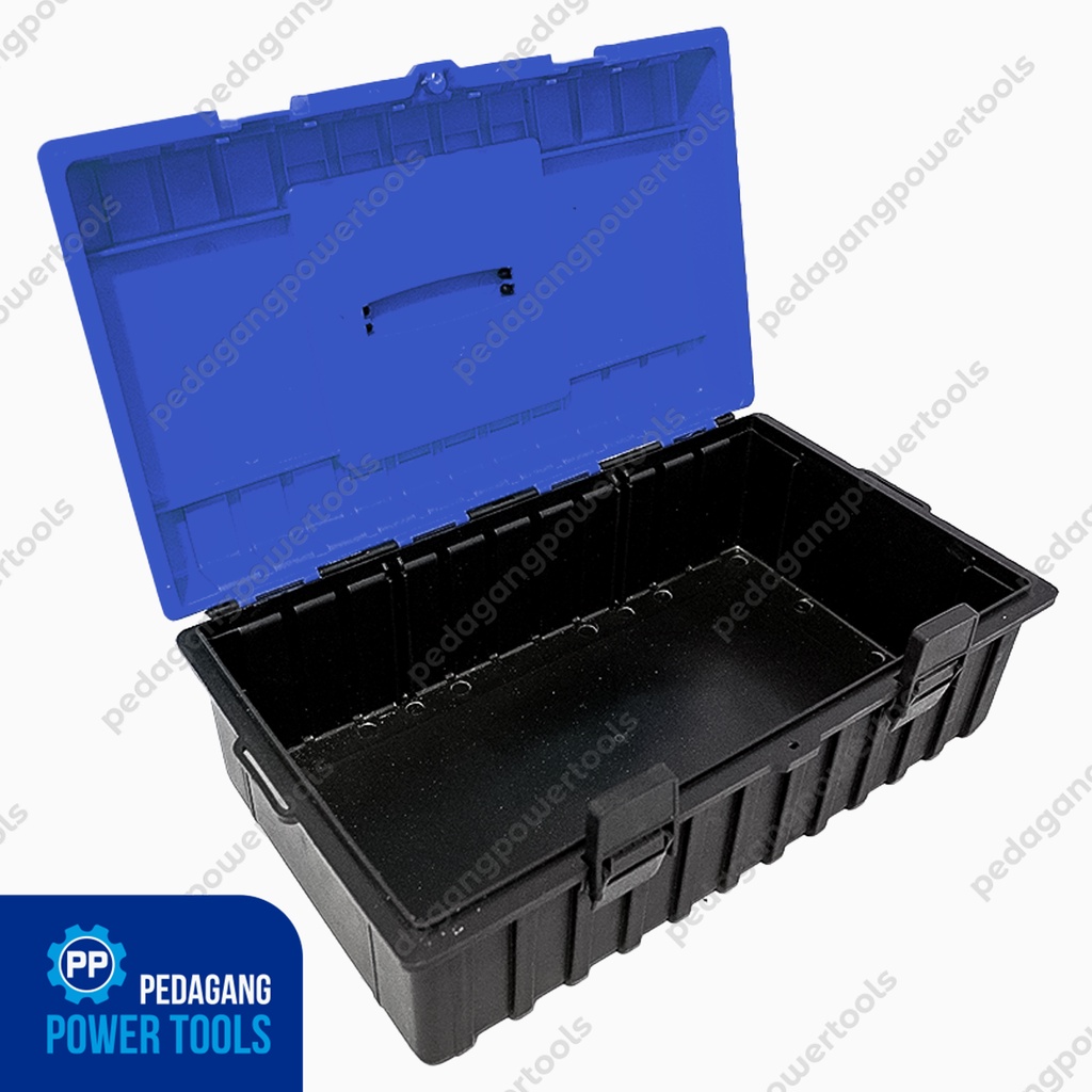 TEKIN TOOL BOX BESAR PLASTIK 2 SUSUN TOOLKIT KUNCI KOTAK PERKAKAS PVC