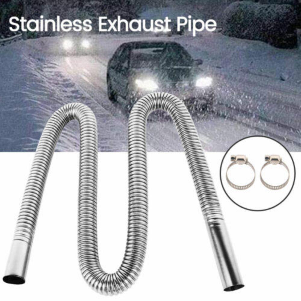 Preva 1.2M/2M Pipa Knalpot Mobil Berkualitas Ventilasi Gas Parkir Stainless Steel