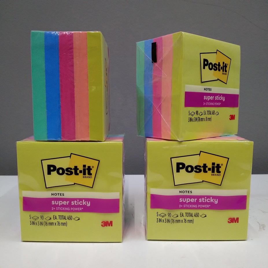 

lkjj 3M Post It Super Sticky Notes 654-5SSJOY 3 inch x 3 inch