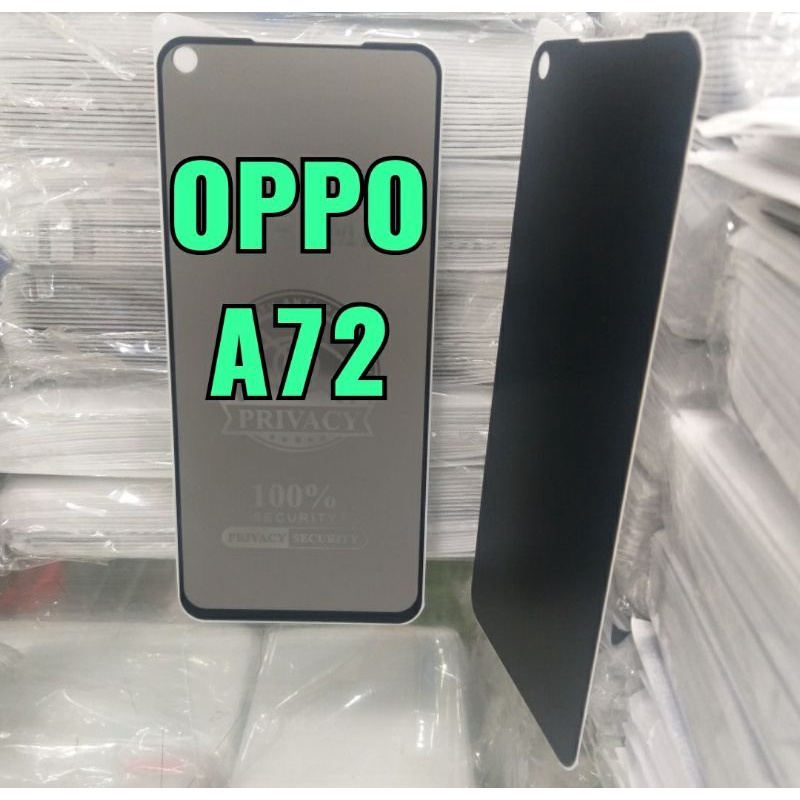 OPPO A72 TEMPERED GLASS SPY PELINDUNG LAYAR HANDPHONE