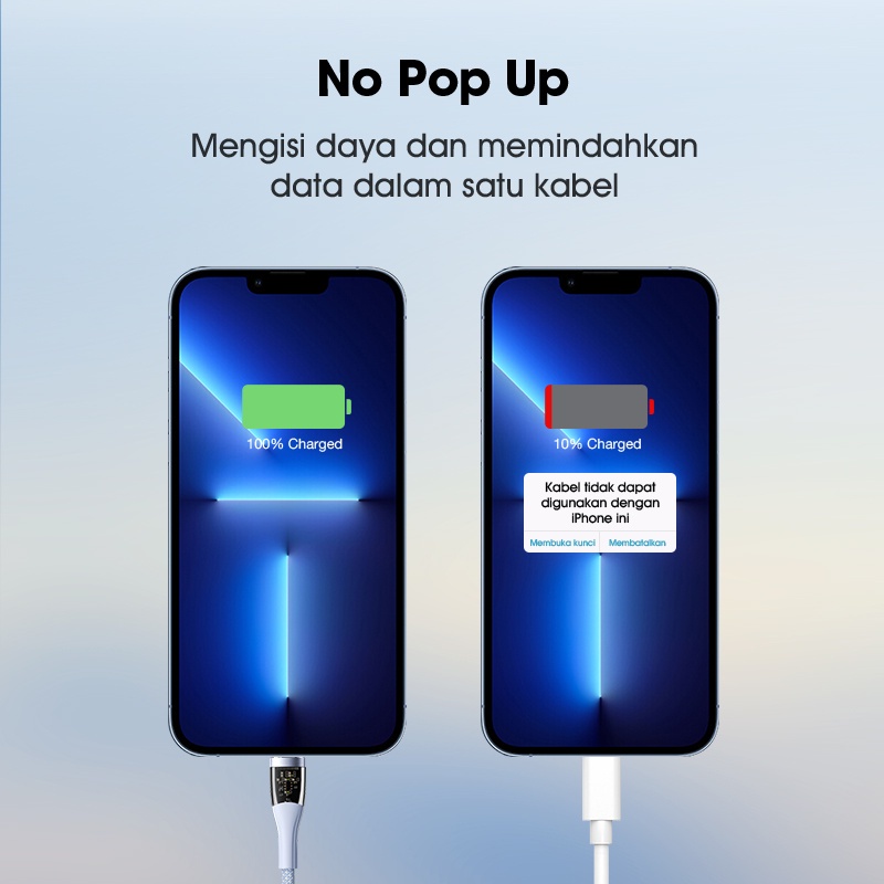 ACOME ACL010T Kabel Data PD Type C to Lightning 100cm Fast Charging 27W  Original - Garansi Resmi 1 Tahun