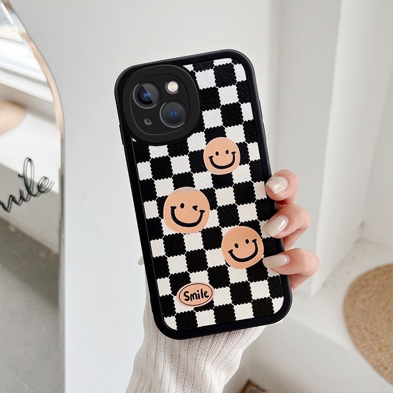 Soft Case Rubiks Smile and Bear  For iPhone 7 8 PLUS XR X XS MAX 11 12 13 14 PLUS PRO MAX