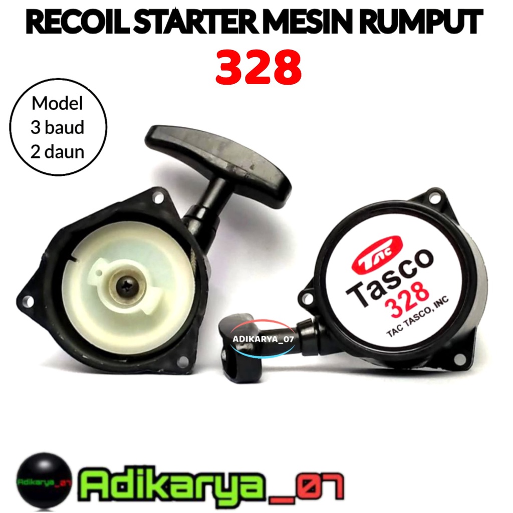 ALLS Recoil stater starter mesin potong rumput recoil stater mesin rumput tarikan mesin rumput 328