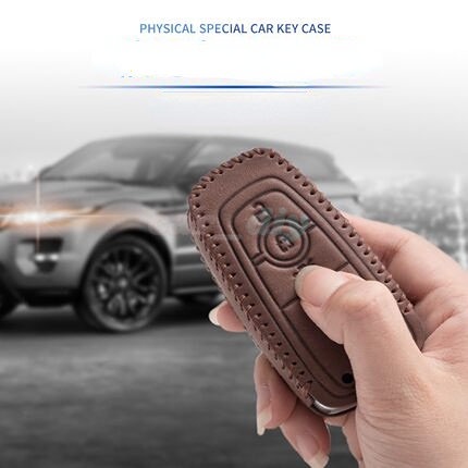 Casing Kunci Mobil Lipat 3 Tombol Bahan Kulit Untuk Ford Fiesta Focus 2 Ecosport Kuga Escape Falcon B-Max C-Max