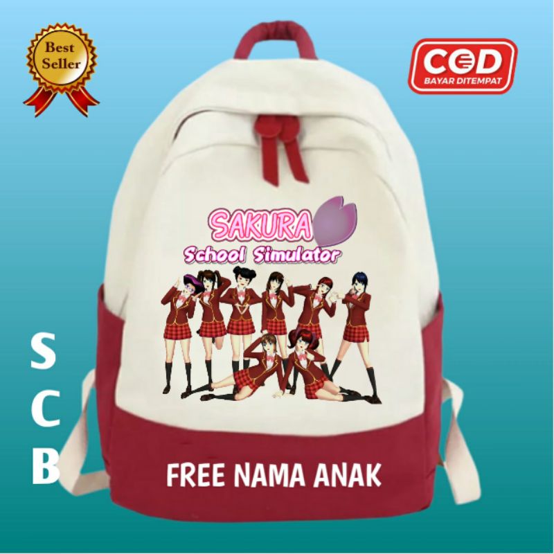 Tas Anak Sekolah /Tas Ransel Sakura School Simulator