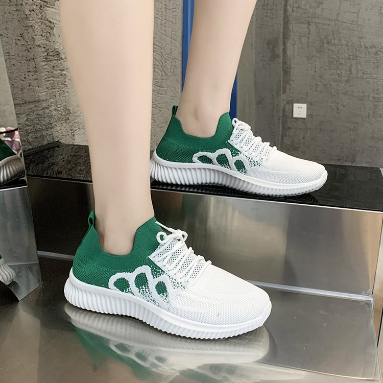 Gobra ♕ SEP021 (Tanpa Kotak) Sepatu Sneakers Wanita Simple 2 Warna Sporty Model Korea Fashion Casual Sport Santai Olahraga Import