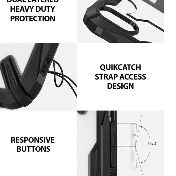 Case iPhone XS Max / XS / X / XR Case Ringke FUSION X Original Casing - XR Black