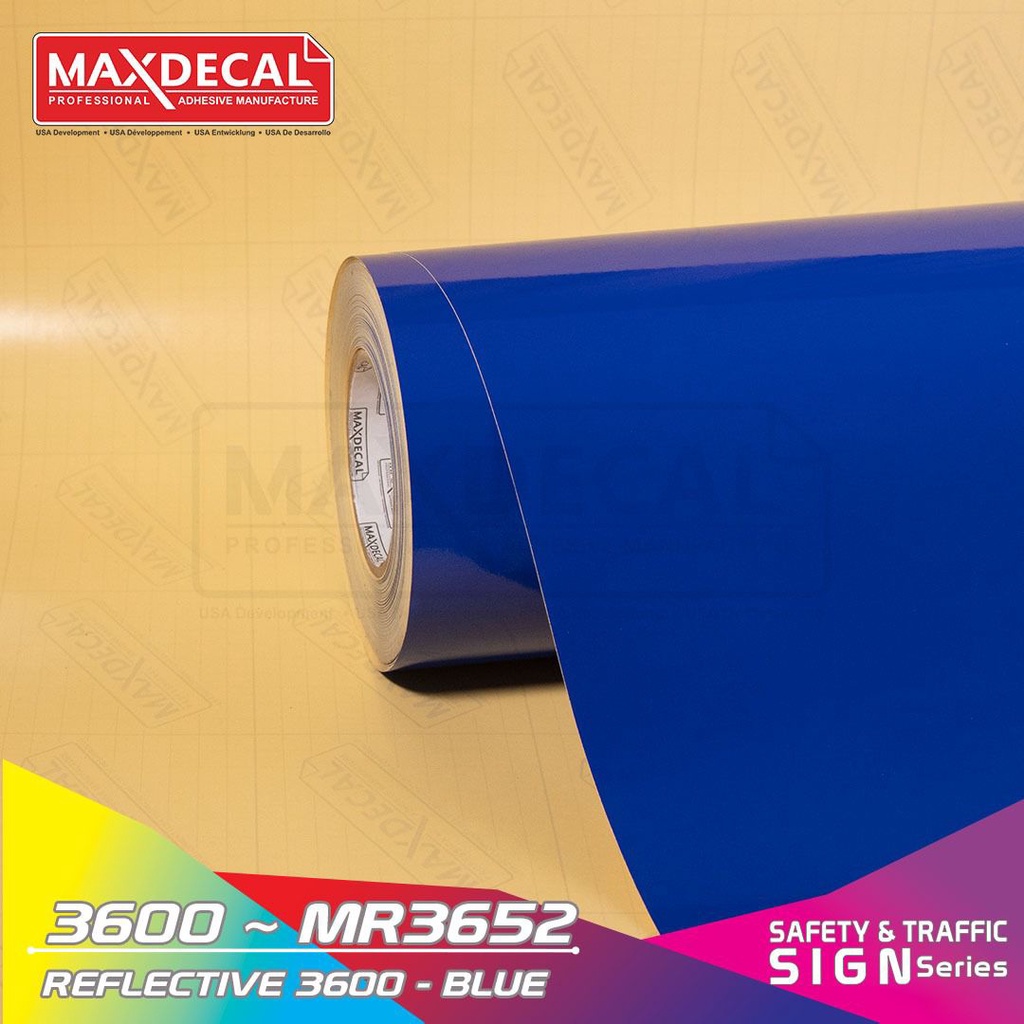 

[Meteran] Maxdecal Reflective Scotlite 3652 Blue 60cm