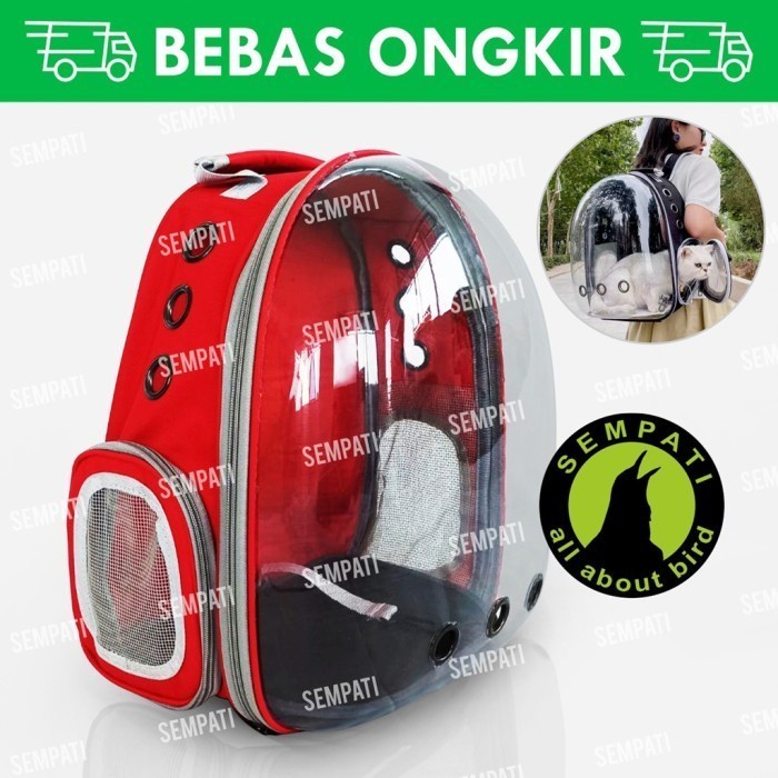 Cargo Tas Kucing Astronot Import Tas Gendong Kucing Pet Cargo Box Gendongan