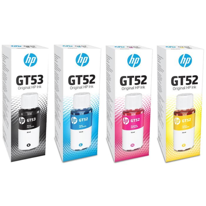 HP M0H57A Tinta Refill Pigment GT53 GT 53 GT-53 GT51 GT-51 GT 51 Black Hitam Printer INK Tank 615 115 315 415 319 419