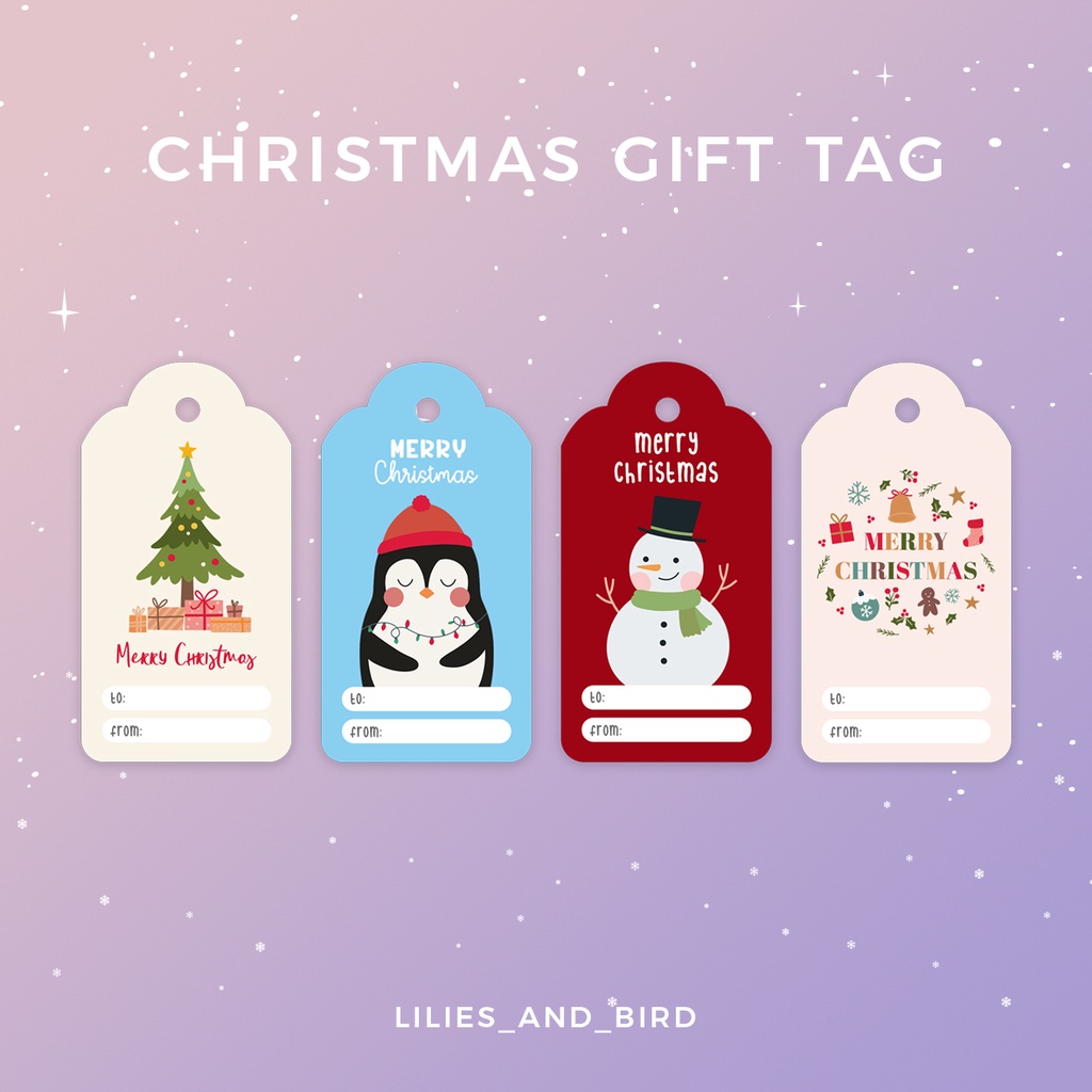 

Gift Tag Christmas Series