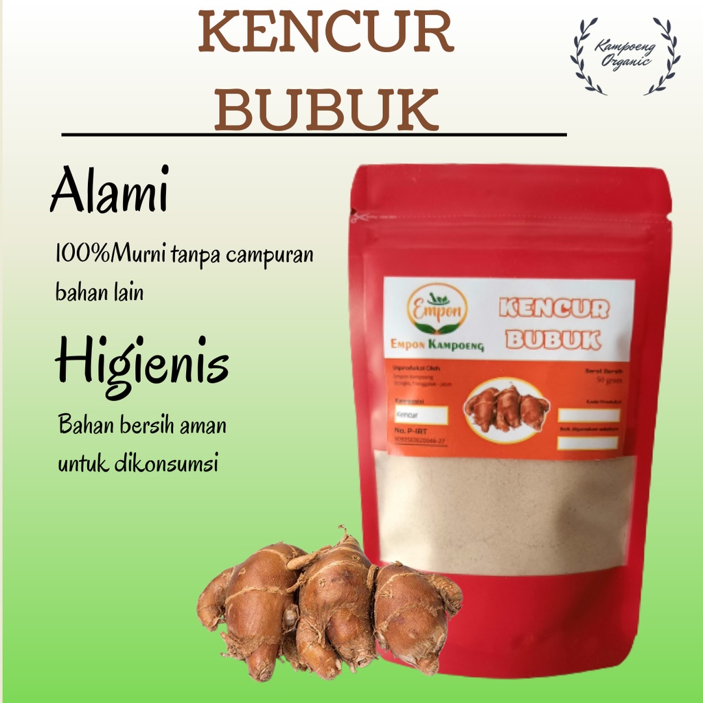 

Jamu Herbal Tradisional Rempah Kencur Bubuk Serbuk Asli Murni Bumbu Dapur Masak Organik Penyedap Rasa Non msg