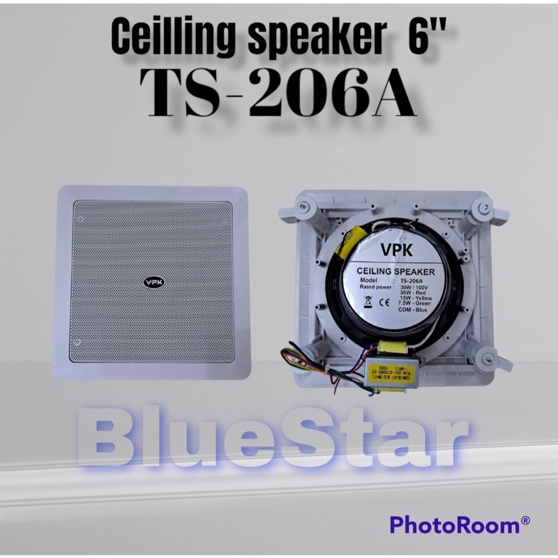 Speaker Ceiling VPK TS 206A Original 6 inch Speaker Plafon TS 206 A