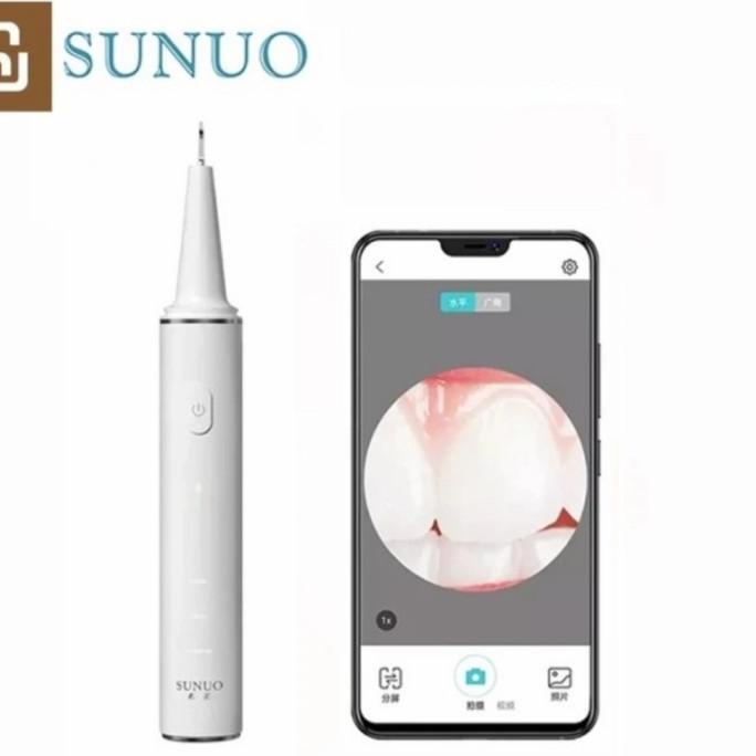 Youpin SUNUO Smart Visual Electric Sonic Dental Scaler Tartar R ---TERBARU---