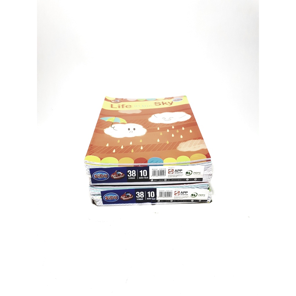 

YU HARGA (1 PACK / 10 BUKU) BUKU TULIS SIDU 38 LEMBAR