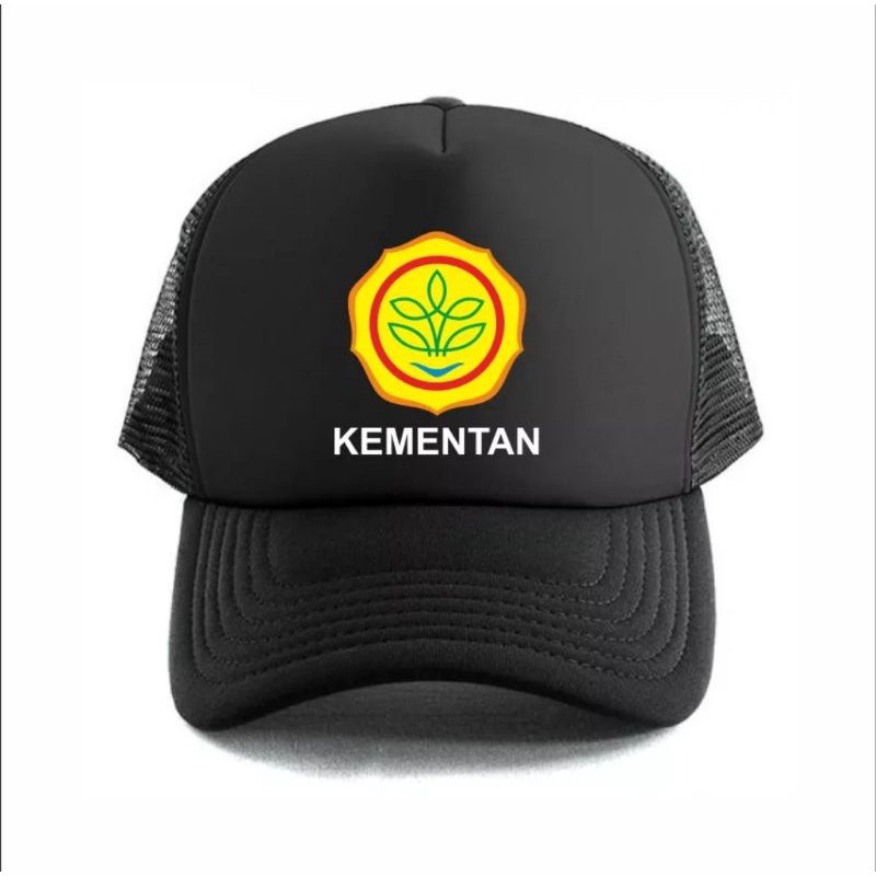 TOPI PERTANIAN TOPI KEMENTERIAN PERTANIAN TOPI TRUCKER JARING