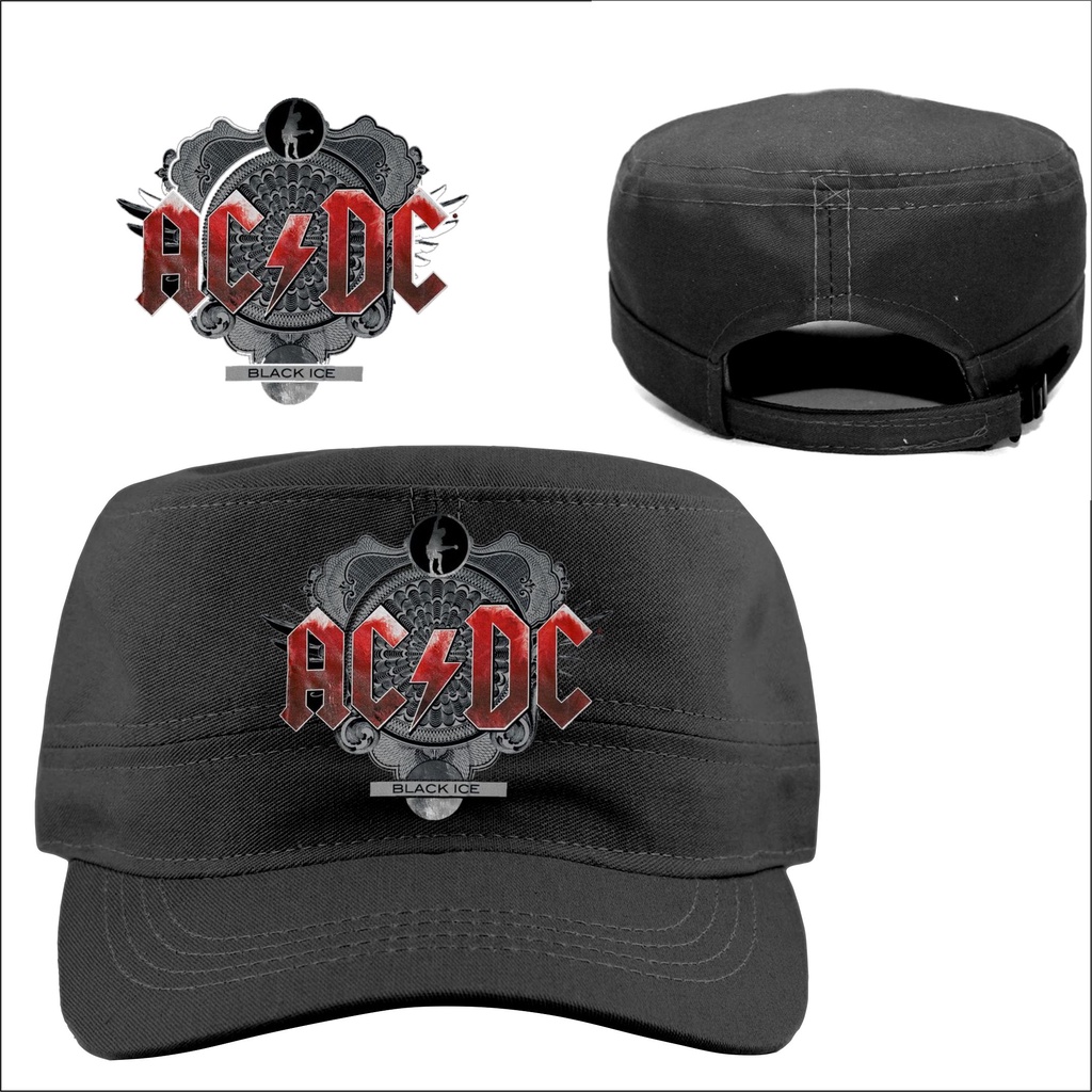 TOPI LOGO GRUP BAND UNISEX MODEL MILITARY