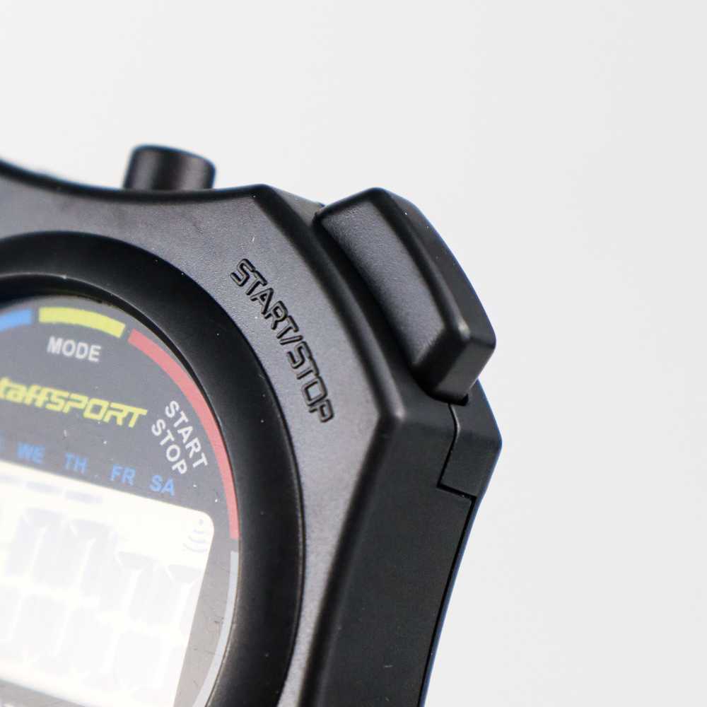 KR Stopwatch Olahraga Waterproof genggam Digtal LCD + Strap