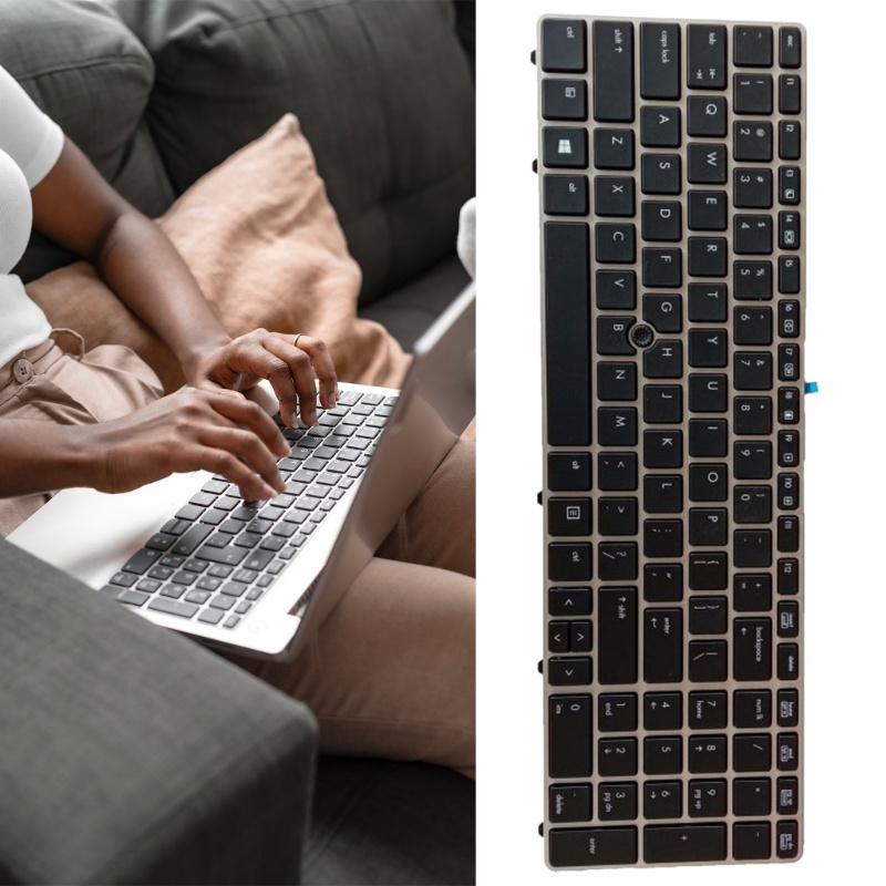 Btsg Untuk ProBook 6560B/EliteBook 8570P 8560P Keyboard Warna Hitam Keyboard US Inggris