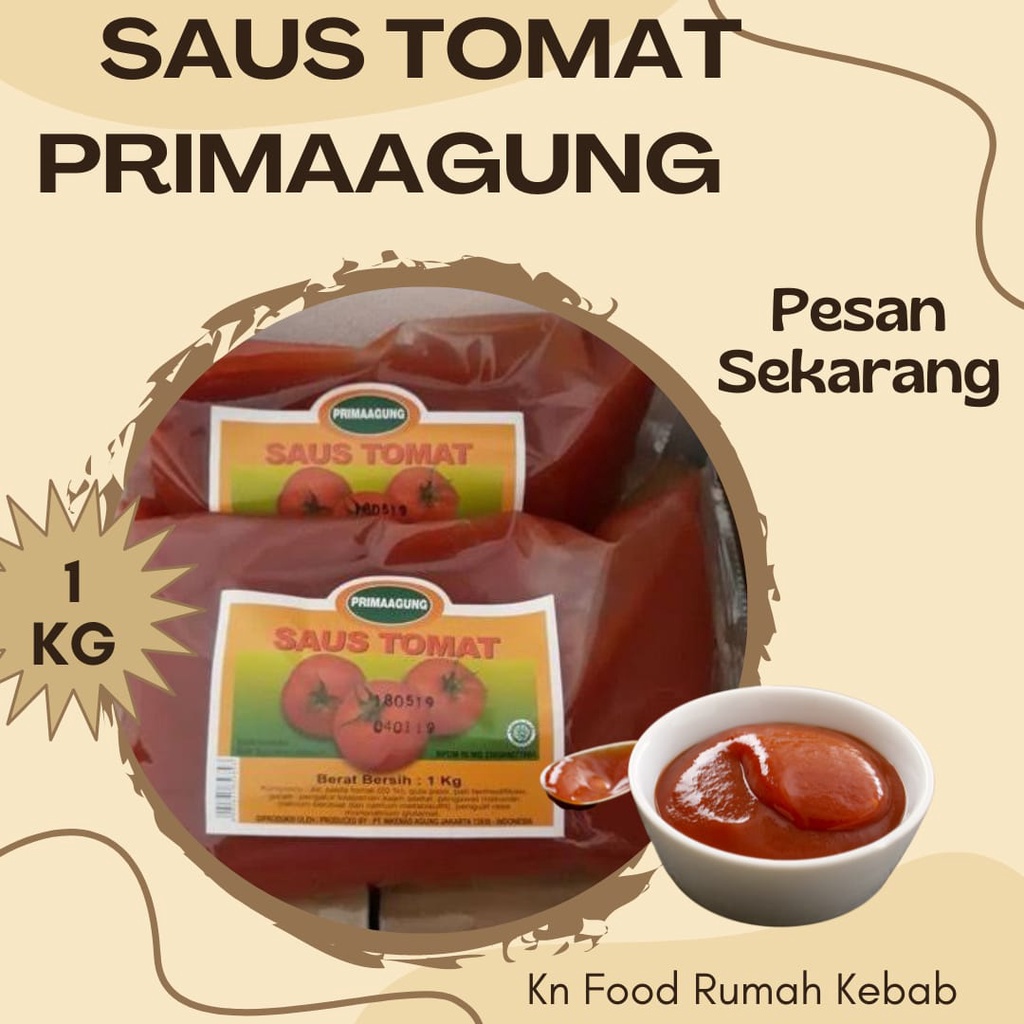 

Saus Tomat Prima 1kg-1000 gr Tomat Prima