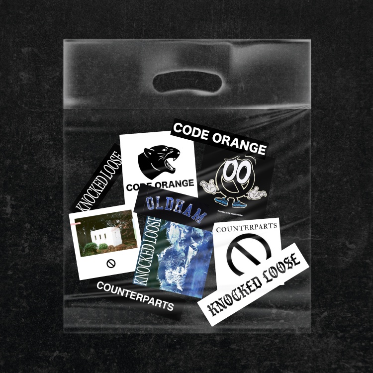 

Knocked Loose Counterparts Code Orange Sticker Pack Vinyl - 10pcs