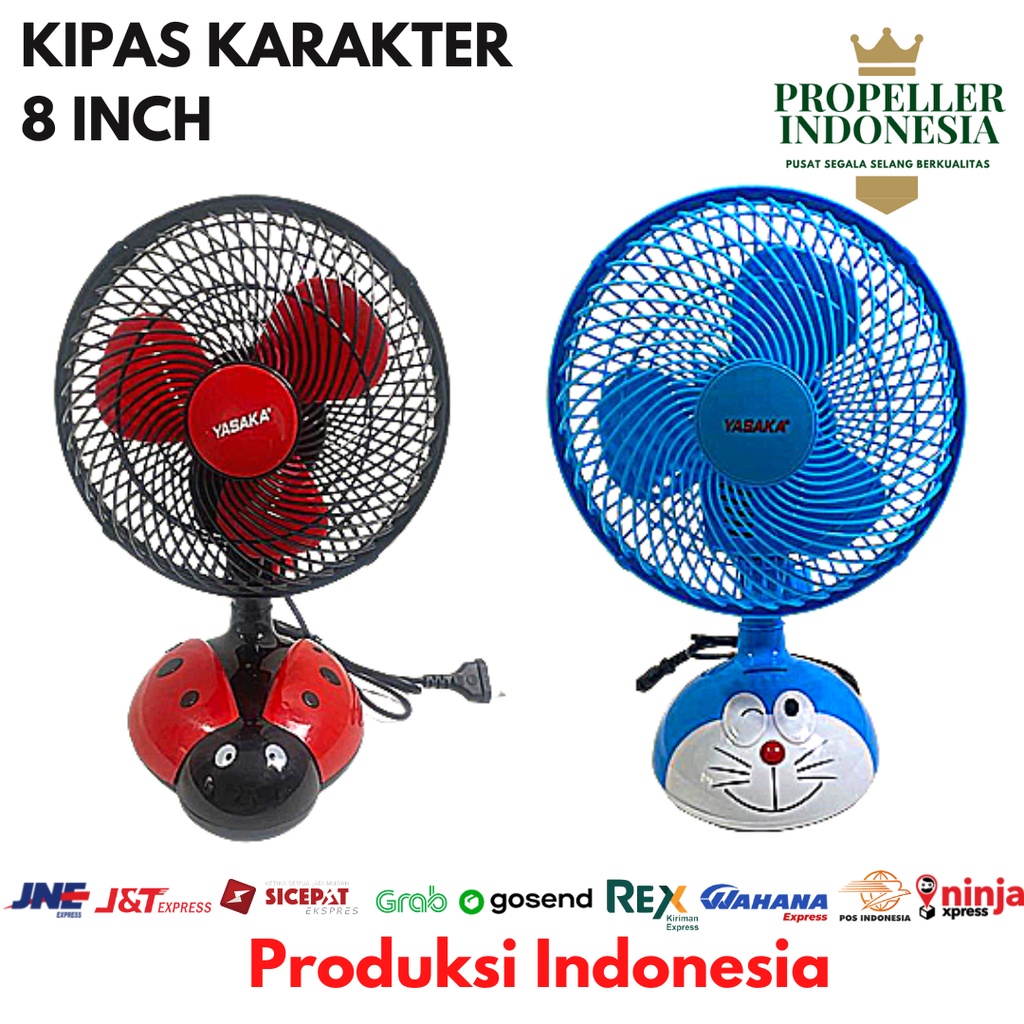 Kipas Angin Meja 8 Inch Dinding Desk Fan Mini Wall Fan Gantung Tembok