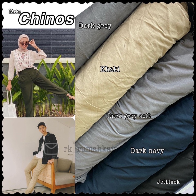 bahan chino / kain bahan chinos / bahan celana chinos