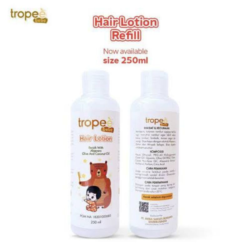 TROPEE HAIR LOTION 250ML | REFIL