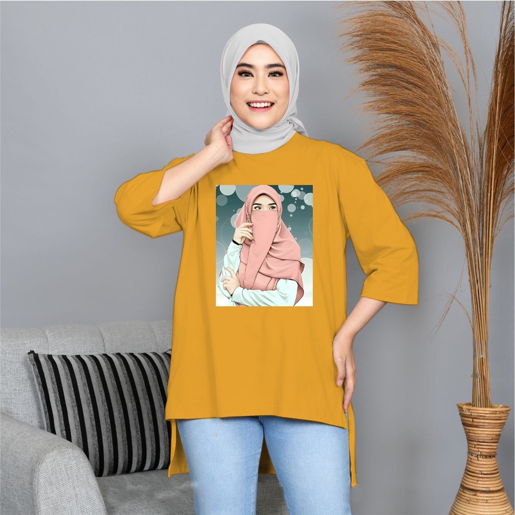 BC Tunik BASIC Wanita Hijab's kaloborasi 7/8 terbaru