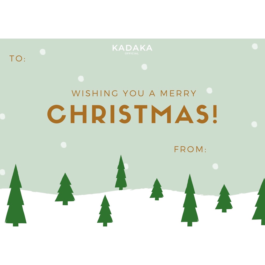 C-0107 Christmas Hampers - Kadaka Tote Bag and Christmas Greeting Card